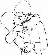Kiss Passionate Valentines Drawinghowtodraw Kisses Passionately Tekening sketch template