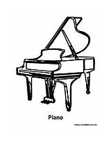 Piano Coloring Pages Colormegood Music Instrument sketch template