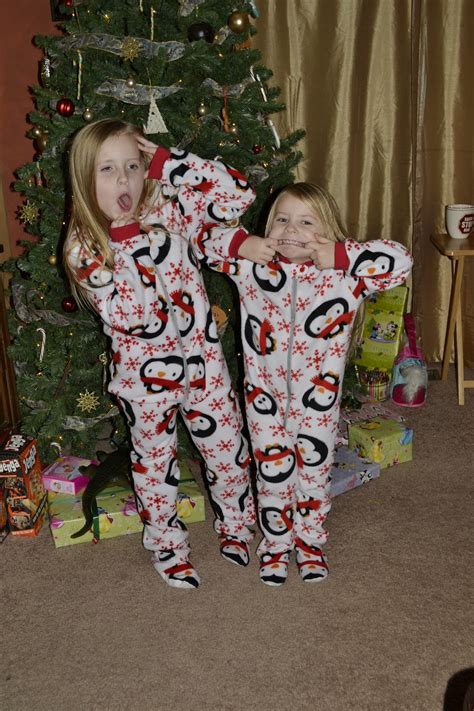crafty biggers christmas footie pajamas  traditions