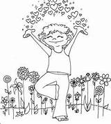 Pose Coloringpagesfortoddlers sketch template