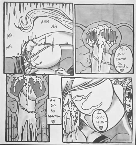 rule 34 black and white comic couple cowgirl position cum cum in