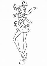 Winx Musa sketch template