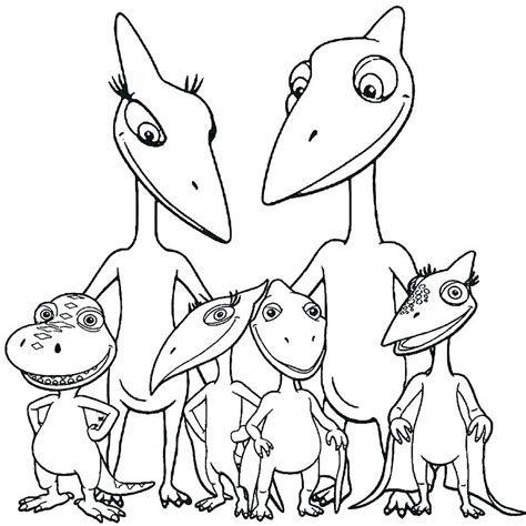 velociraptor family dinosaurs kids coloring pages