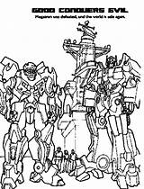 Coloring Pages Autobots Transformers Decepticons Decepticon Conquers Print Popular Getdrawings Getcolorings sketch template