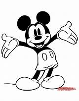 Sheet Disneyclips Micky Maus Coloring sketch template