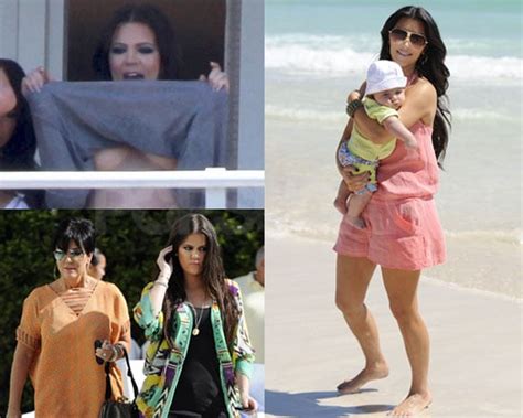 Photos Of Khloe Kardashian Flashing Her Boobs Off A