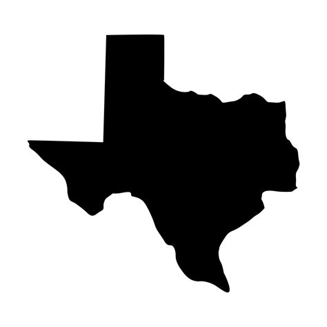 texas map  white background  vector art  vecteezy