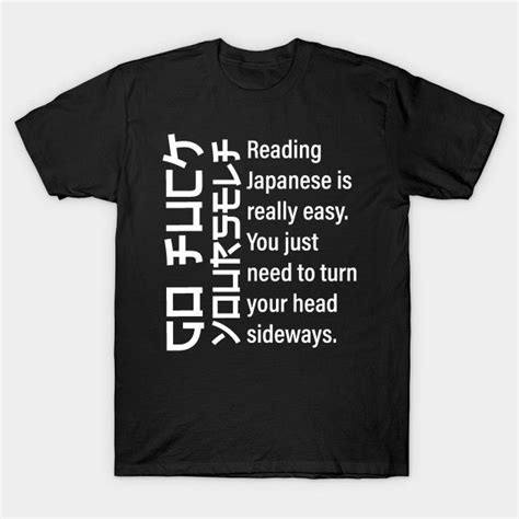 reading japanese is easy xd lmao by drsvcasualpieces simple shirts