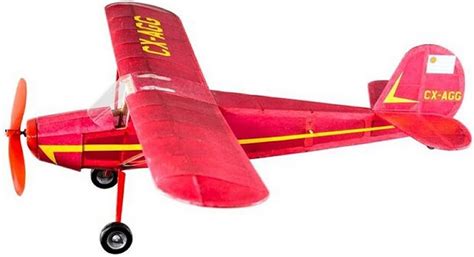 cessna  complete vintage model rubber powered balsa wood aircraft