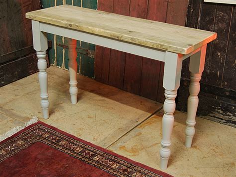 farmhouse leg console table vintage furniture