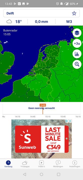 buienradar  app krijgt update nieuw design en verbeterde radarkaarten