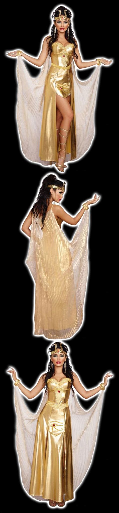 hathor egyptian goddess of love and fertility adult costume secret of