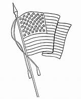 Flag Coloring American Pages Waving Printable Usa Drawing Print Line 7e53 Drawings Printables Sheets Color Kids Easy Getdrawings Holidays Happy sketch template