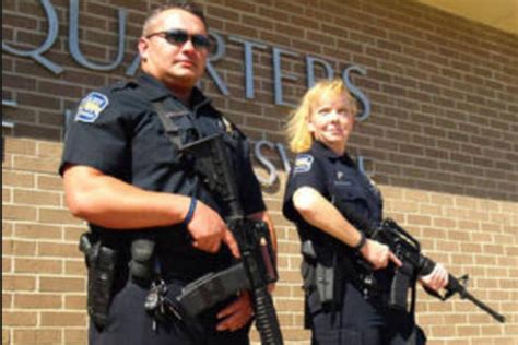 gun   police chief oks personal rifles  officers