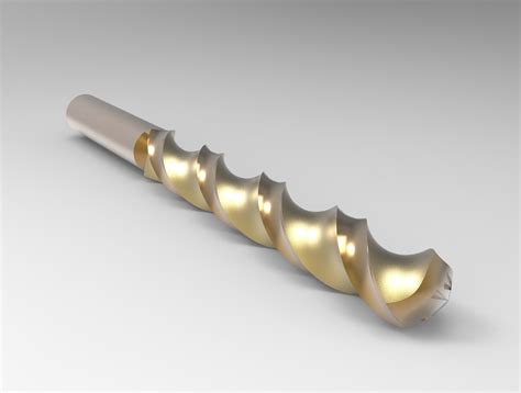 3d Helical Drill Bit Cgtrader