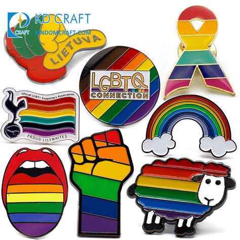 Manufacturer Bulk Cheap Metal Colorful Wholesale Gay Pride Lgbt Lapel