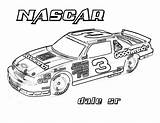 Coloring Nascar Car Pages Race Cars Dale Earnhardt Printable Clipart Track Print Boys Kids Color Sheets Clip Truck Pdf Simple sketch template