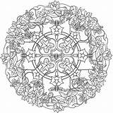 Coloring Mandala Mandalas Bee Pages Nature Dover Publications Book Sample Doverpublications Freebie Stamping Color Adults Welcome Floral Craftgossip Creative Haven sketch template