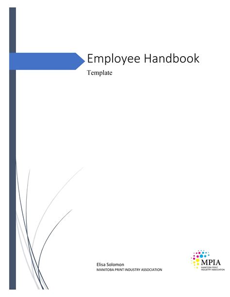 42 Best Employee Handbook Templates And Examples ᐅ Templatelab