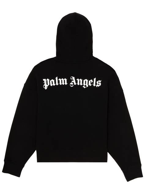 pin up hoodie in black palm angels® official
