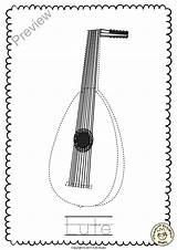 Instruments Anastasiya sketch template