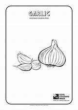 Coloring Beluga Whale Pages Garlic Cool Print Vegetables Plants Onion sketch template