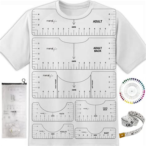 tshirt ruler guide  shirt ruler  center design tshirt alignment