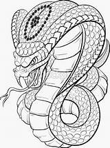 Coloring Pages Snakes Printable Cobra King Snake Tattoo Print Filminspector Mustang Kobra 2021 Drawing Animal Holiday Downloadable sketch template