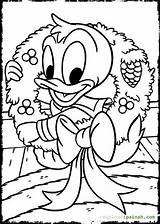 Coloring Minnie Donald sketch template
