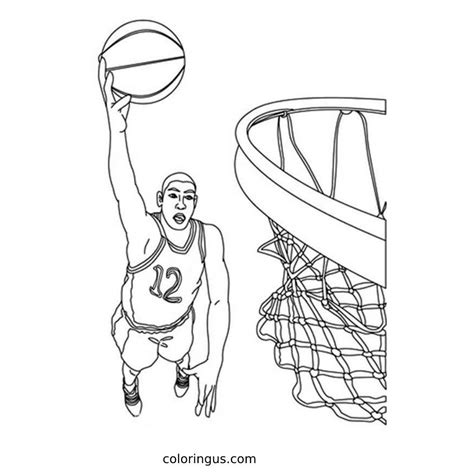 basketball hoop coloring pages  printable coloring pages  kids