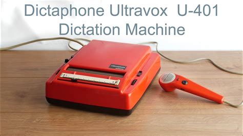 dictaphone ultravox machine  mystery dictation machine retro tech