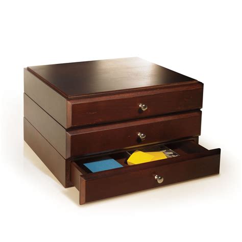 stack style wood drawer organizer mahogany walmartcom walmartcom