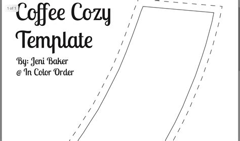 pin  chris rowly  sew  coffee cozy templates chart