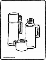 Flask Drawing Thermos Paintingvalley Drawings sketch template