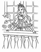 Barbie Coloring Pages Print Printable Color Sheets Book Sheet Kids Medieval sketch template