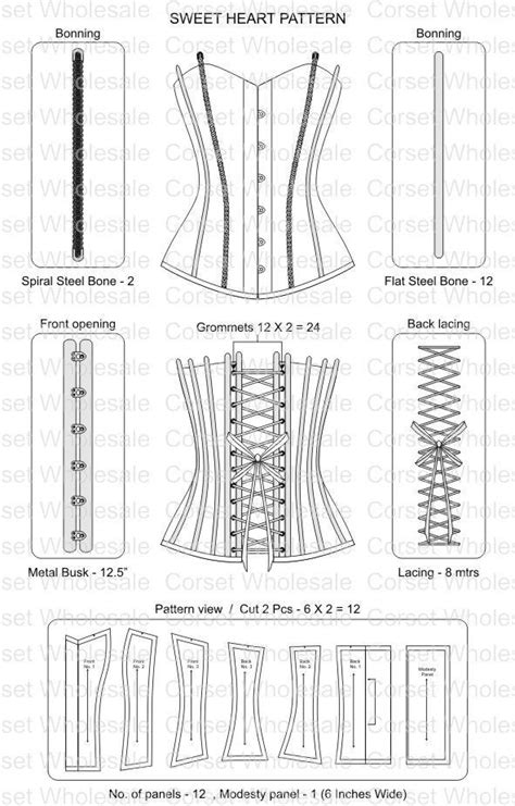 corset corset pattern sewing sewing patterns