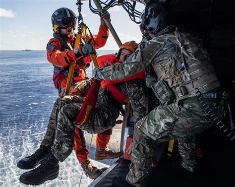 search  rescue teams put   paces  atlantic