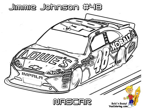 nascar coloring page coloring pages  kids   adults