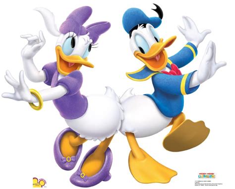 donald duck  daisy duck mickey mouse clubhouse cardboard cutout