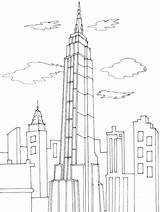 Edificios Skyscraper Rascacielos Etats Unis Cartes Geographie Gratte Imprime Partage Télécharge sketch template