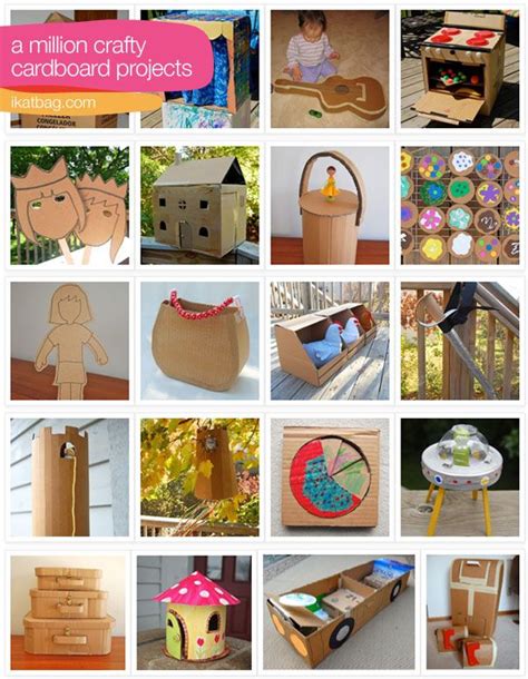 easy craft  cardboard box pics