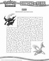 Pokemon Maze Printables Coloring Pages Pokemama Printable Activity Sheets Kids Activities Party Worksheets Mazes Darkrai Colouring Cresselia Dungeon Hidden Print sketch template