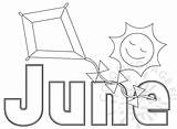 Coloring Month Months June Pages Sheet Summer Year Reddit Email Twitter Getdrawings Coloringpage Eu sketch template