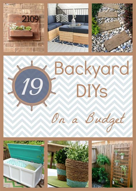 backyard diy spruce ups   budget