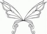 Coloring Angel Wing Wings Pages Popular sketch template