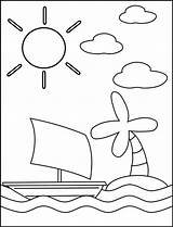 Coloring Boat Preschool Sea Sail Pages Kidspressmagazine Cartoon Now Choose Board Preview sketch template