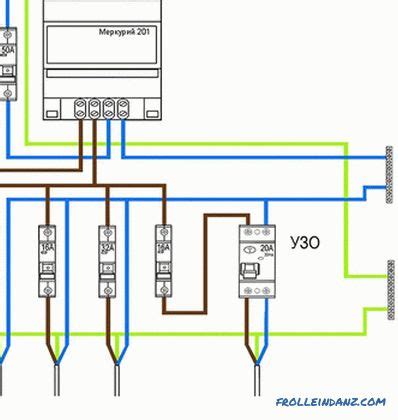 schaltplan fi schutzschalter  polig wiring diagram