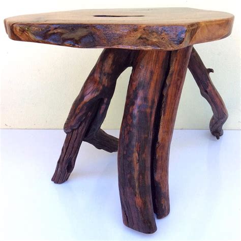 side table reclaimed wood timber home furniture wooden