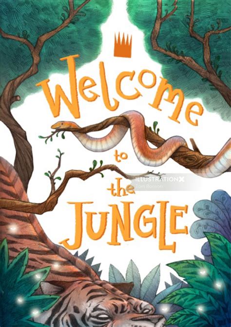 jungle cover illustration  tom bonson