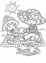 Strawberry Shortcake Coloring Pages Friends Printable Kids Fun sketch template